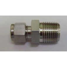 MALE CONNECTOR SUS316 3/8"(OD) x 1/2"(M)NPT